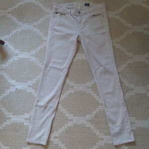 AG The Legging Ankle in Khaki Cream